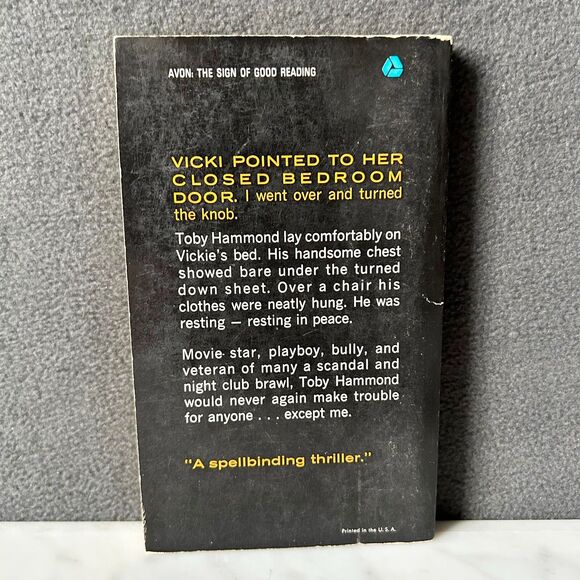 The Last Gamble Harold Q. Masur Paperback Book 1958 A Scott Jordan Mystery Avon - Picture 2 of 5